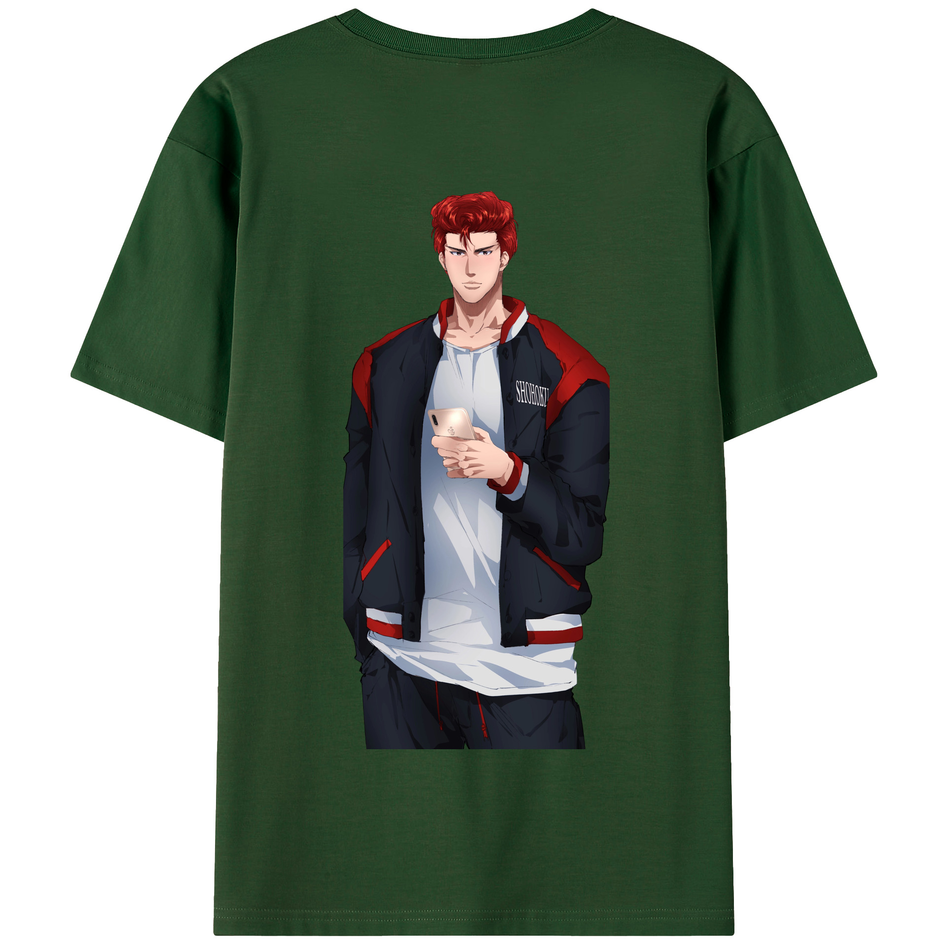 SLAM DUNK／スラムダンク 綿100％半袖Tシャツ（背面プリント）